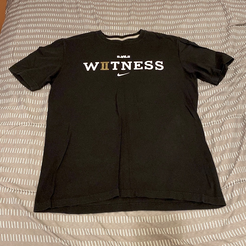 RARE Nike Witness Lebron shirt black men’s medium nba